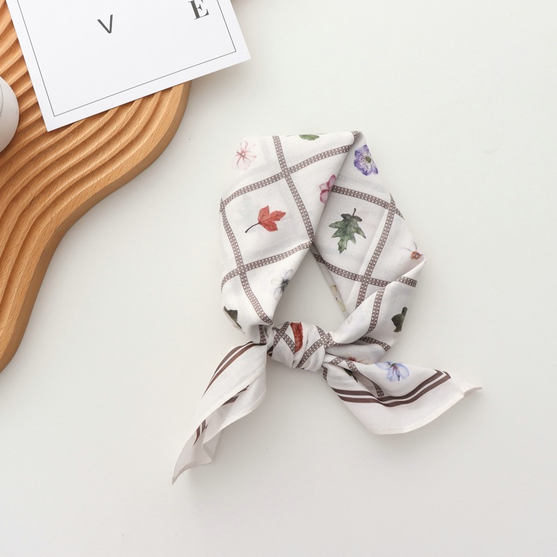 Face Scarf Mask - % 100% Pamuk Baskılı Çok Yönlü